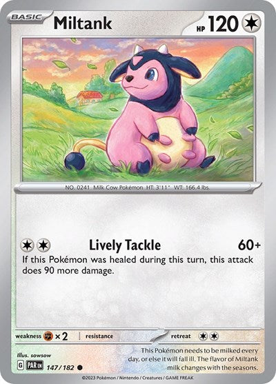 Miltank (Scarlet and Violet: Paradox Rift) Light Play Reverse Holofoil