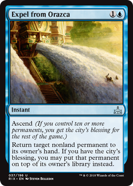 Expel from Orazca (Rivals of Ixalan) Light Play