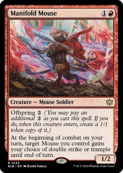 Manifold Mouse (Bloomburrow) Light Play