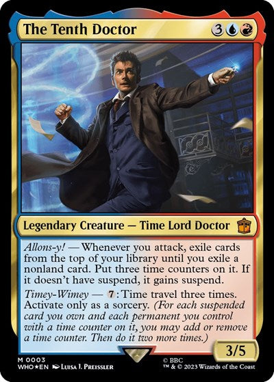 The Tenth Doctor (Universes Beyond: Doctor Who) Light Play Foil