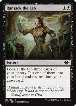 Ransack the Lab (Modern Horizons) Light Play