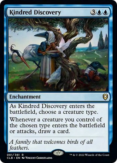Kindred Discovery (Commander Legends: Battle for Baldur's Gate) Light Play Foil