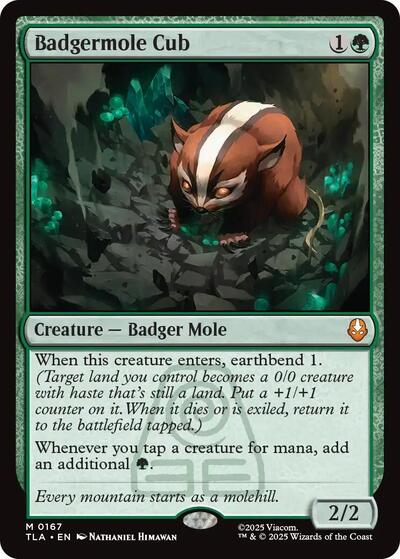 Badgermole Cub (Avatar: The Last Airbender) Light Play