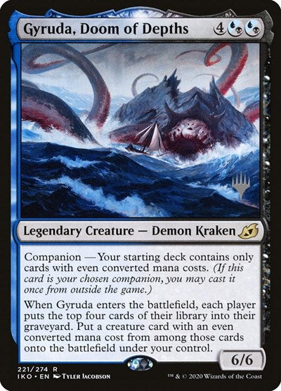 Gyruda, Doom of Depths (Promo Pack: Ikoria) Light Play
