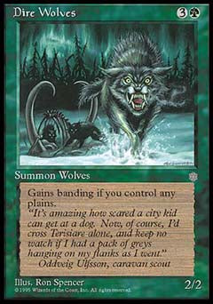 Dire Wolves (Ice Age) Medium Play
