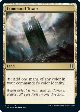 Command Tower (Commander 2020 Zendikar Rising) Medium Play