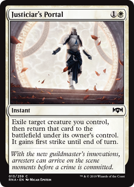 Justiciar's Portal (Ravnica Allegiance) Damaged / Poor