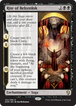 Rite of Belzenlok (Dominaria) Light Play