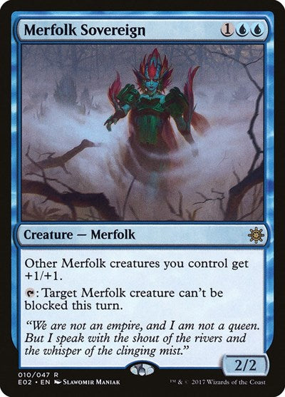 Merfolk Sovereign (Explorers of Ixalan) Light Play