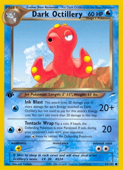 Dark Octillery (Neo Destiny) Light Play 1st Edition