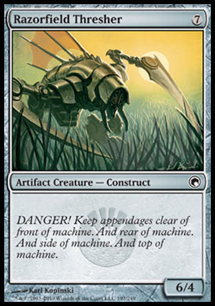Razorfield Thresher (Scars of Mirrodin) Light Play