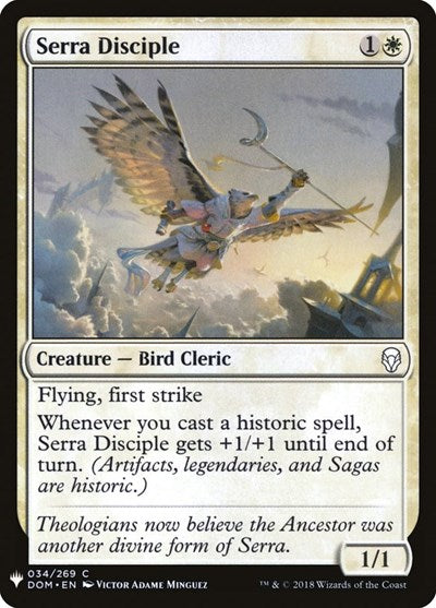 Serra Disciple (Mystery Booster) Light Play