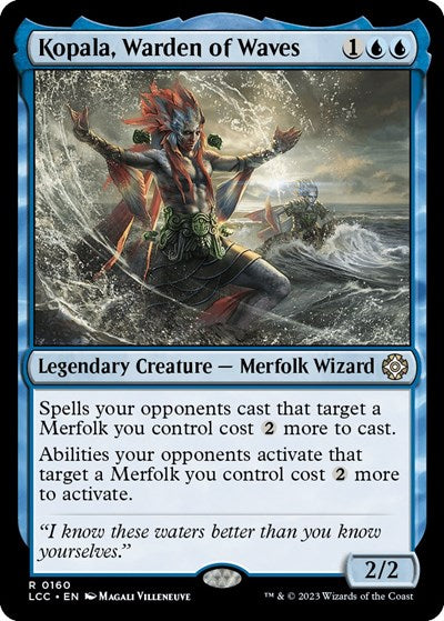 Kopala, Warden of Waves (Commander: The Lost Caverns of Ixalan) Light Play