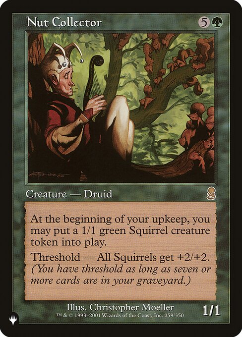 Nut Collector (The List) Near Mint