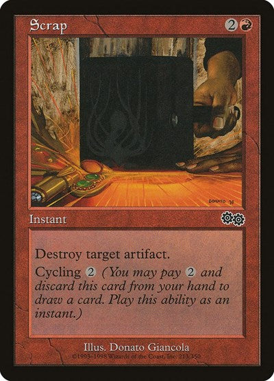 Scrap (Urza's Saga) Light Play