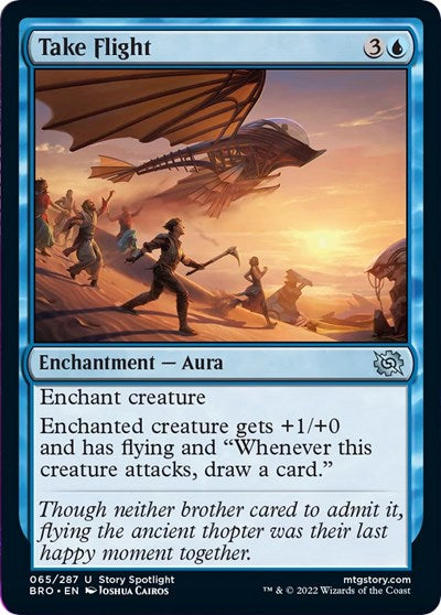 Take Flight (The Brothers' War) Light Play Foil