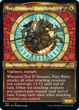 Tori D'Avenant, Fury Rider (Showcase) (Dominaria United) Light Play