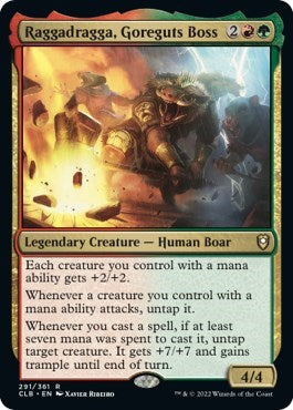 Raggadragga, Goreguts Boss (Commander Legends: Battle for Baldur's Gate) Light Play