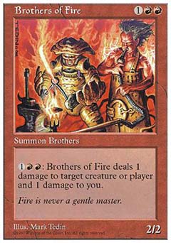 Brothers of Fire (5th Edition) Light Play