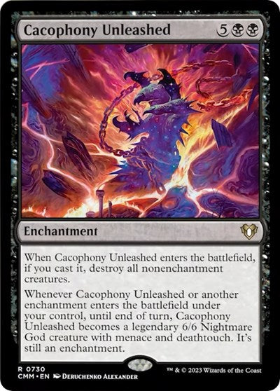 Cacophony Unleashed (Commander Masters) Light Play