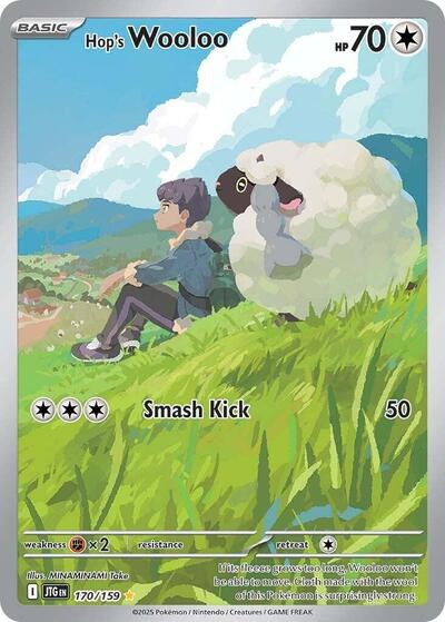 Hop's Wooloo - 170 (SV09: Journey Together) Light Play Holofoil