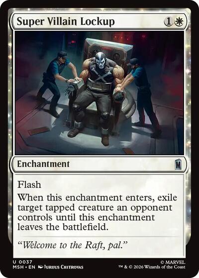 Super Villain Lockup (Marvel Super Heroes) Light Play