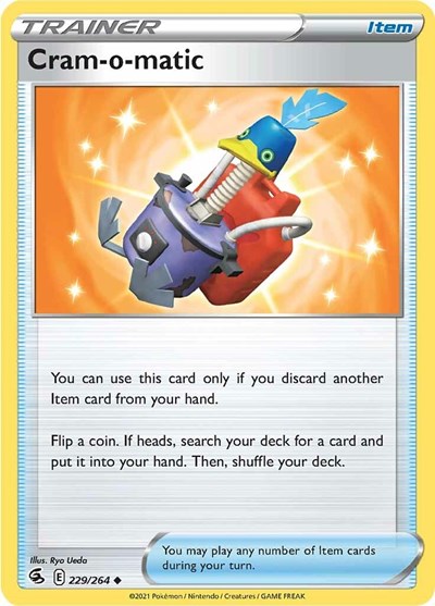 Cram-o-matic (SWSH08: Fusion Strike) Light Play Reverse Holofoil