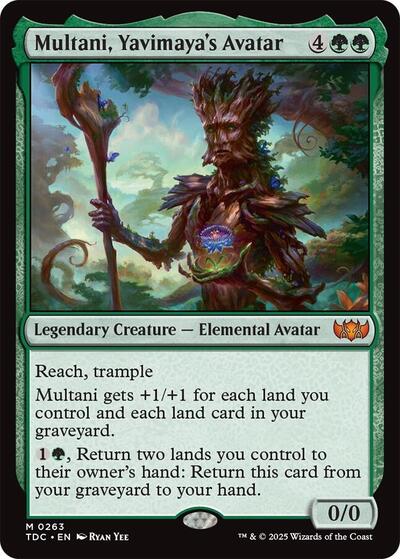 Multani, Yavimaya's Avatar (Commander: Tarkir: Dragonstorm) Light Play