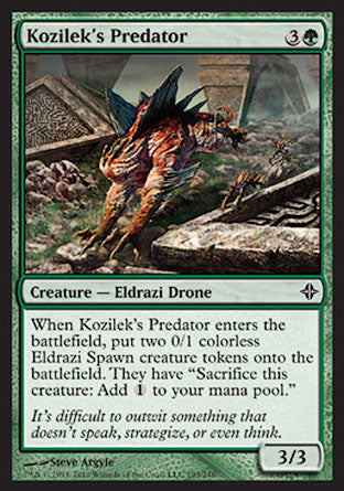 Kozilek's Predator (Rise of the Eldrazi) Medium Play