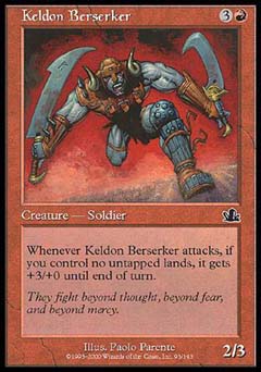 Keldon Berserker (Prophecy) Light Play