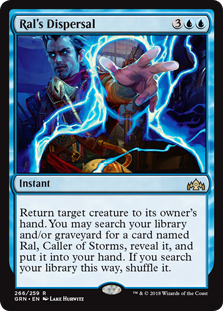 Ral's Dispersal (Guilds of Ravnica) Light Play