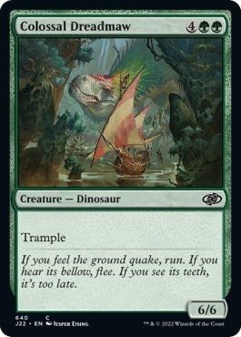 Colossal Dreadmaw (Jumpstart 2022) Light Play