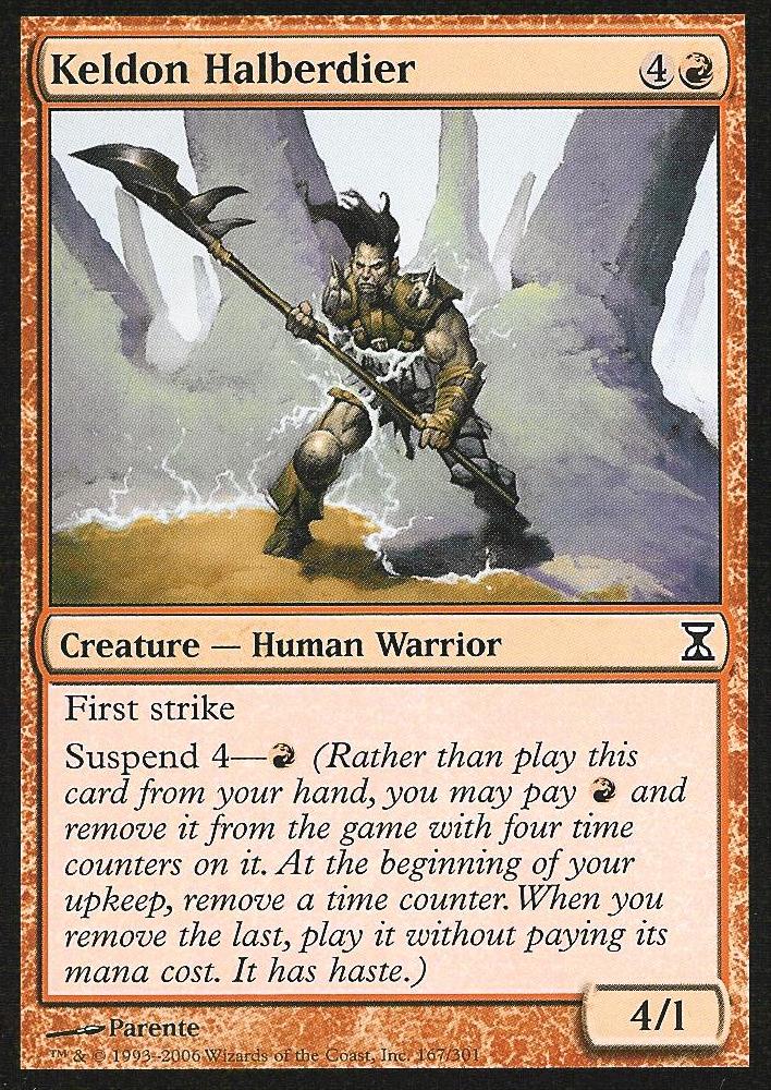 Keldon Halberdier (Time Spiral) Light Play