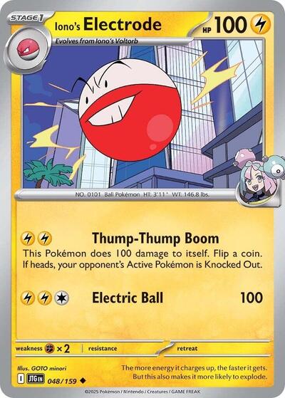 Iono's Electrode (SV09: Journey Together) Light Play
