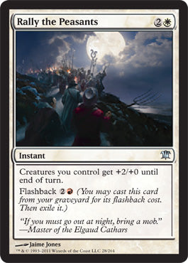 Rally the Peasants (Innistrad) Light Play