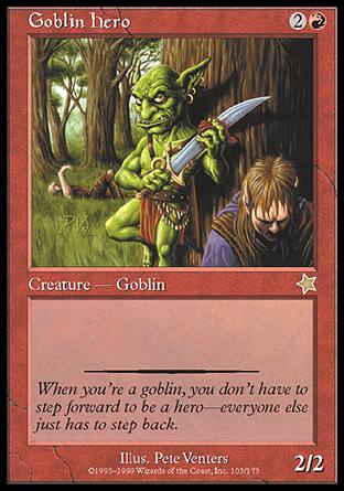 Goblin Hero (Starter 1999) Light Play