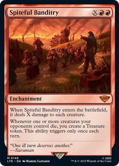 Spiteful Banditry (Universes Beyond: The Lord of the Rings: Tales of Middle-earth) Light Play Foil