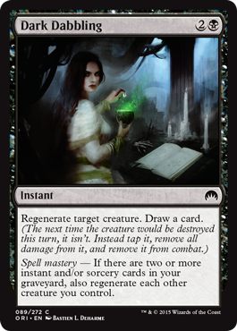 Dark Dabbling (Magic Origins) Light Play