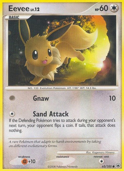 Eevee (63) (Majestic Dawn) Heavy Play
