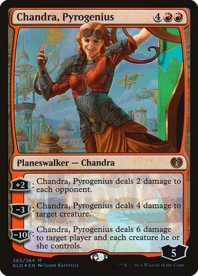 Chandra, Pyrogenius (Kaladesh) Medium Play Foil
