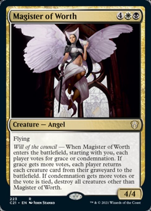 Magister of Worth (Commander 2021 Strixhaven) Light Play