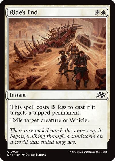 Ride's End (Aetherdrift) Light Play
