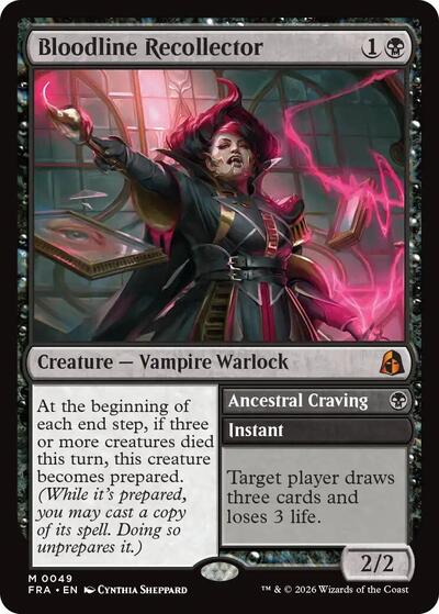 Bloodline Recollector (Reality Fracture) Light Play Foil