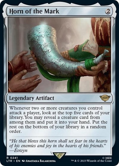 Horn of the Mark (Universes Beyond: The Lord of the Rings: Tales of Middle-earth) Light Play Foil