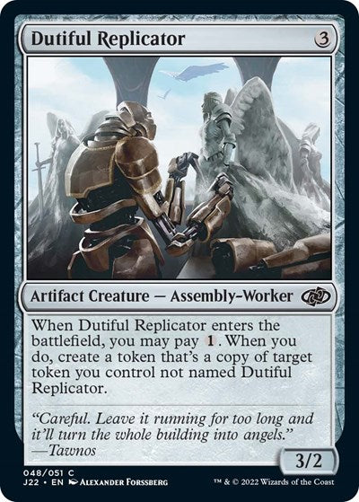 Dutiful Replicator (Jumpstart 2022) Light Play