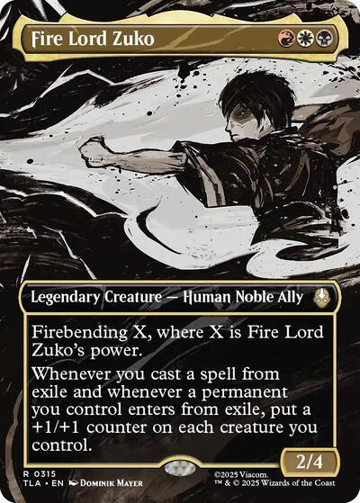Fire Lord Zuko (Borderless) (Avatar: The Last Airbender) Light Play