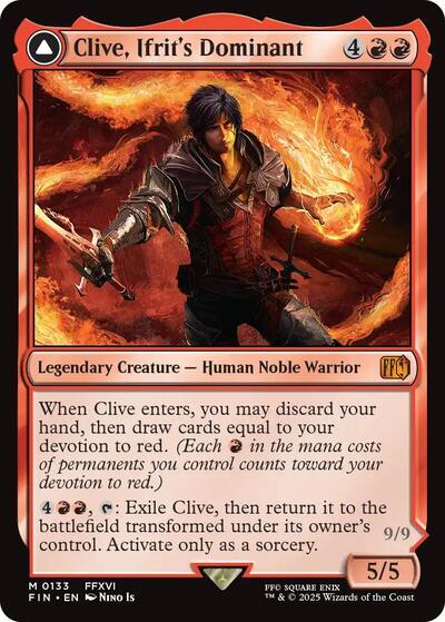 Clive, Ifrit's Dominant (Universes Beyond: FINAL FANTASY) Light Play