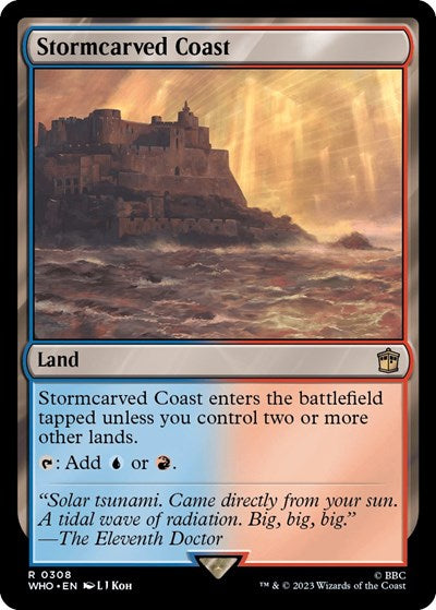 Stormcarved Coast (Universes Beyond: Doctor Who) Light Play Foil