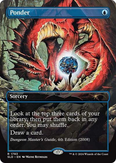 Ponder (1783) (Secret Lair) Light Play