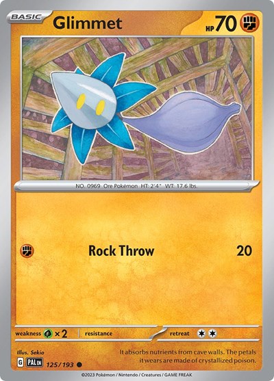 Glimmet - 125 (SV02: Paldea Evolved) Light Play